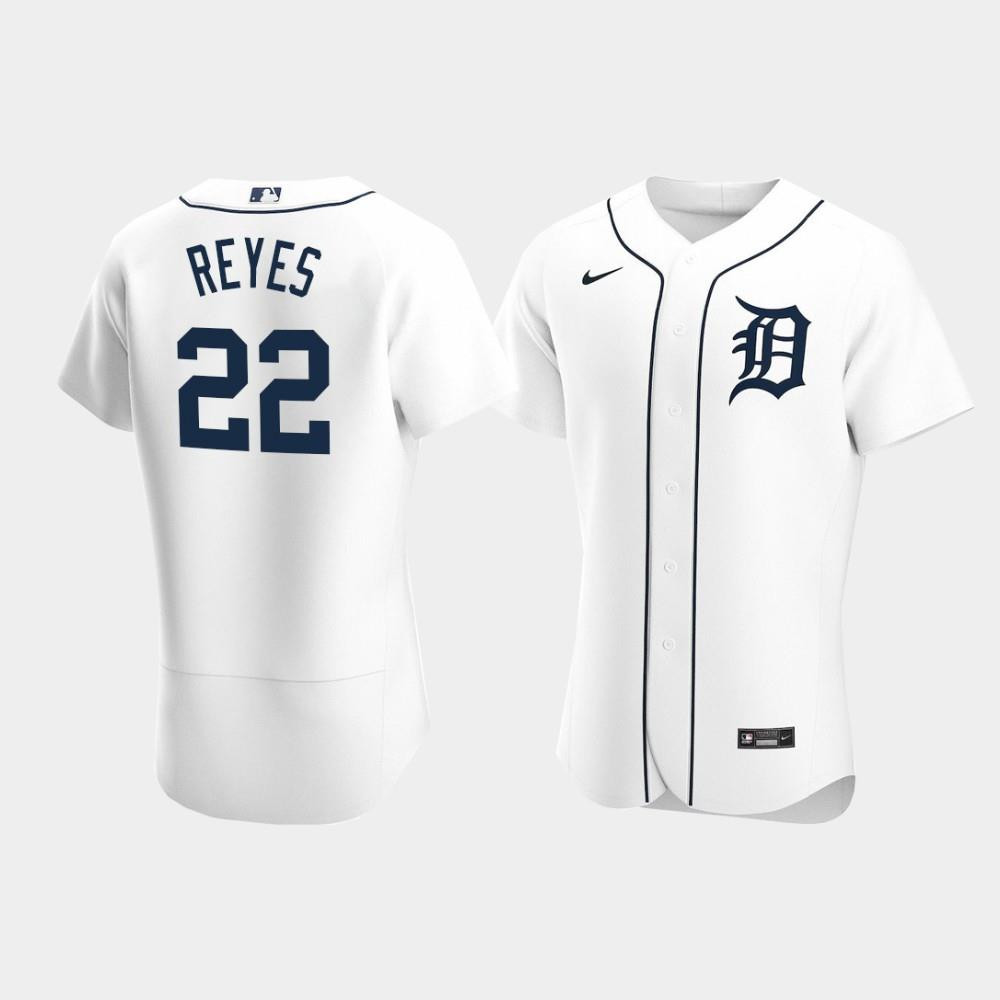 Victor Reyes 22 Detroit Tigers White Home Jersey