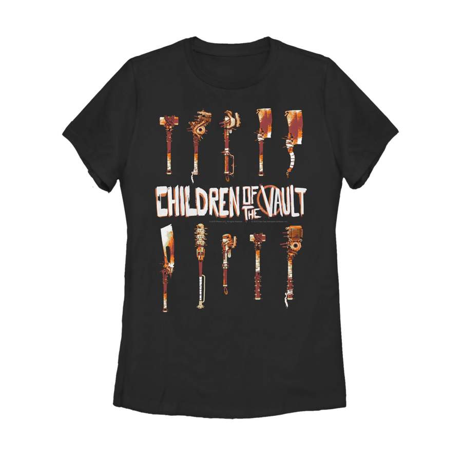 Borderlands 3 Women’s Children of the Vault Weapons  T Shirt