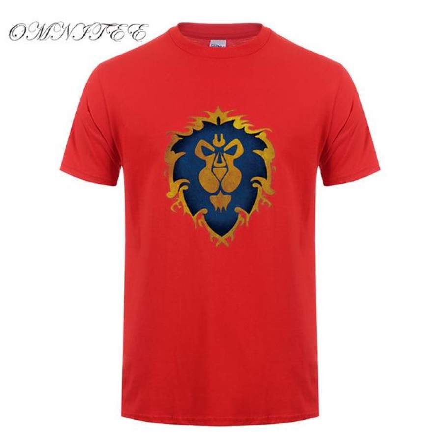 Summer Cool Game T Shirt For The Men T-shirt Short Sleeve Cotton O-neck Lion Tops