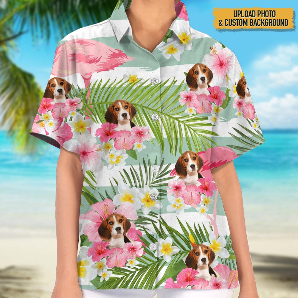 Custom Dog Photo Hawaiian Shirt Ha53920