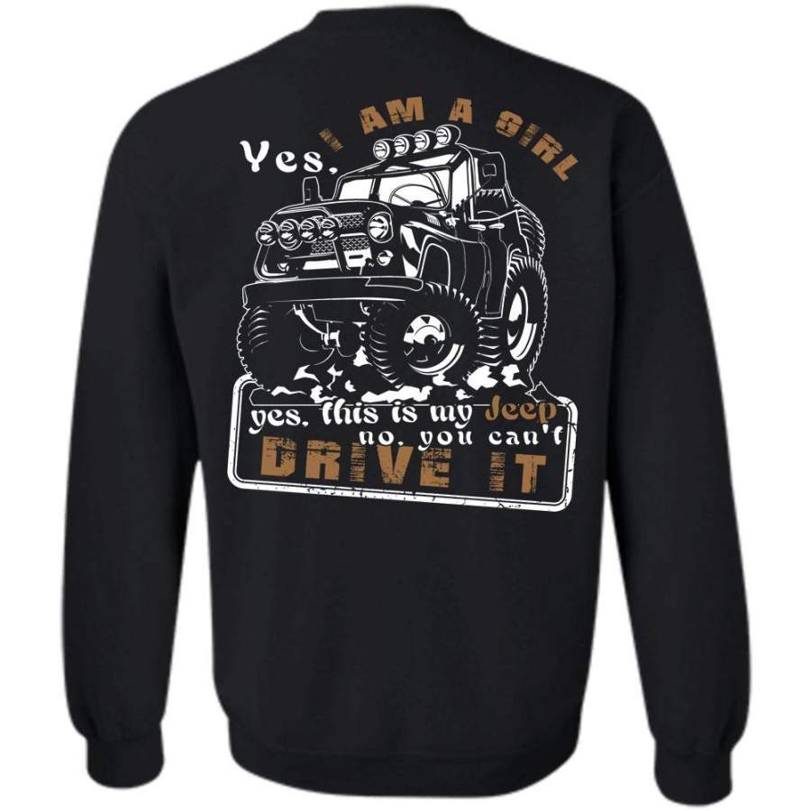 I Am A Girl T Shirt, I Love Jeep Sweatshirt Lt11