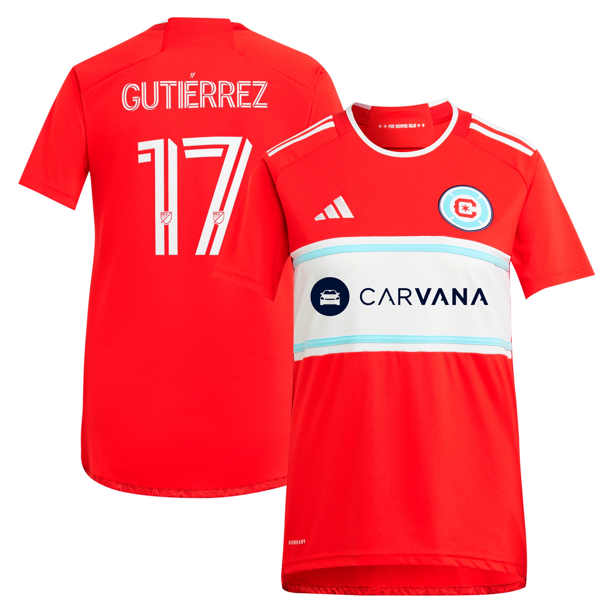 Brian Gutiérrez Chicago Fire Women's 2024 Return To Red Replica Player Jersey  Red