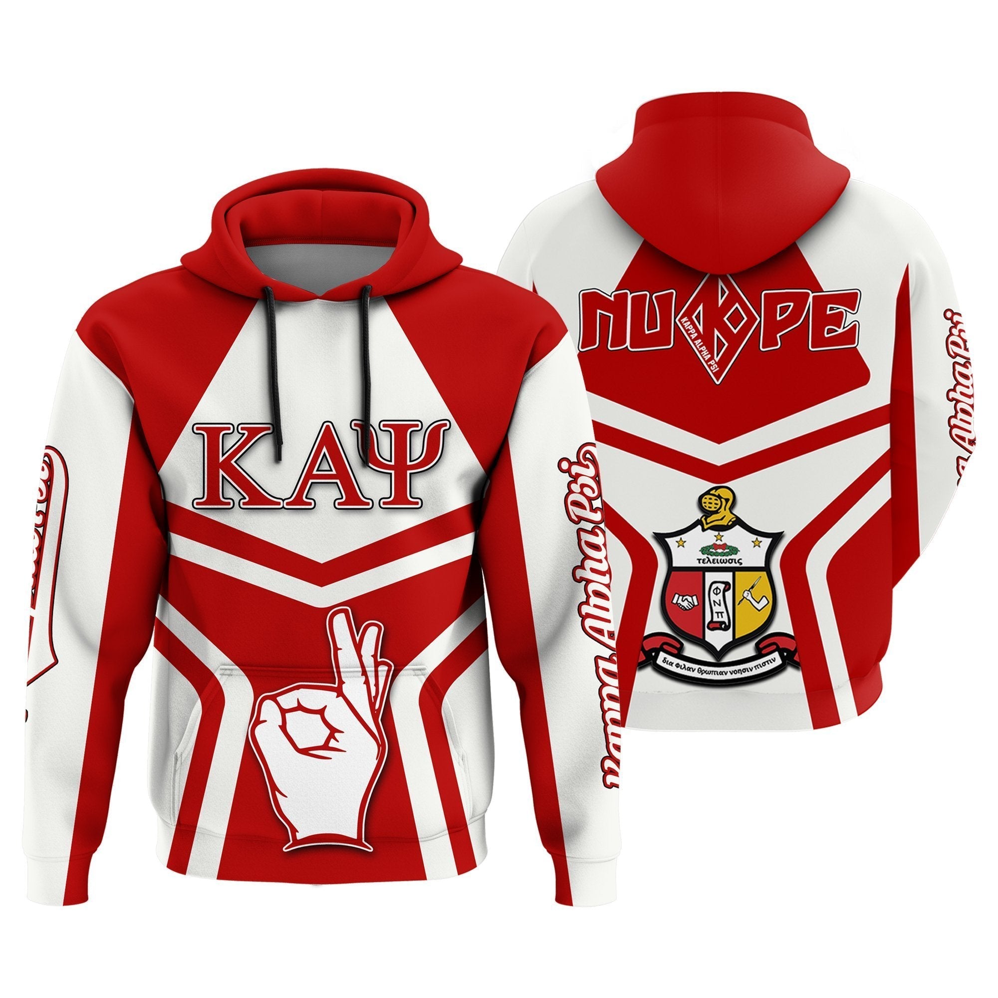 Wonderprint Hoodie –  Special Kappa Alpha Psi Pullover