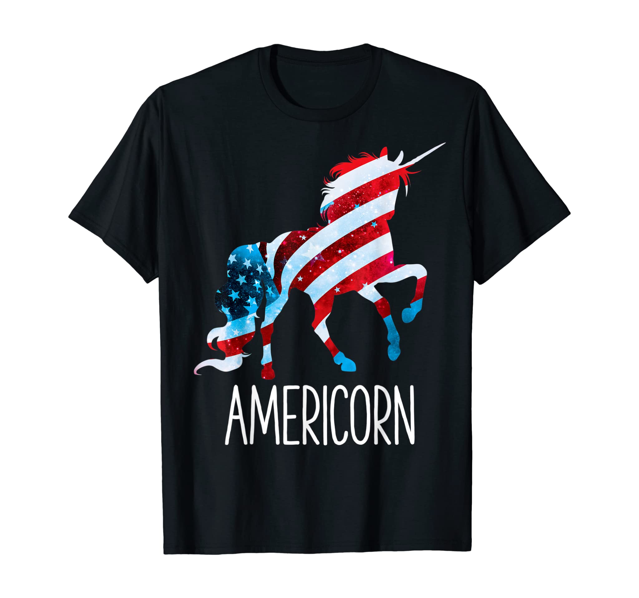 Americorn Unicorn 4th of July T shirt Mericorn Merica Girls