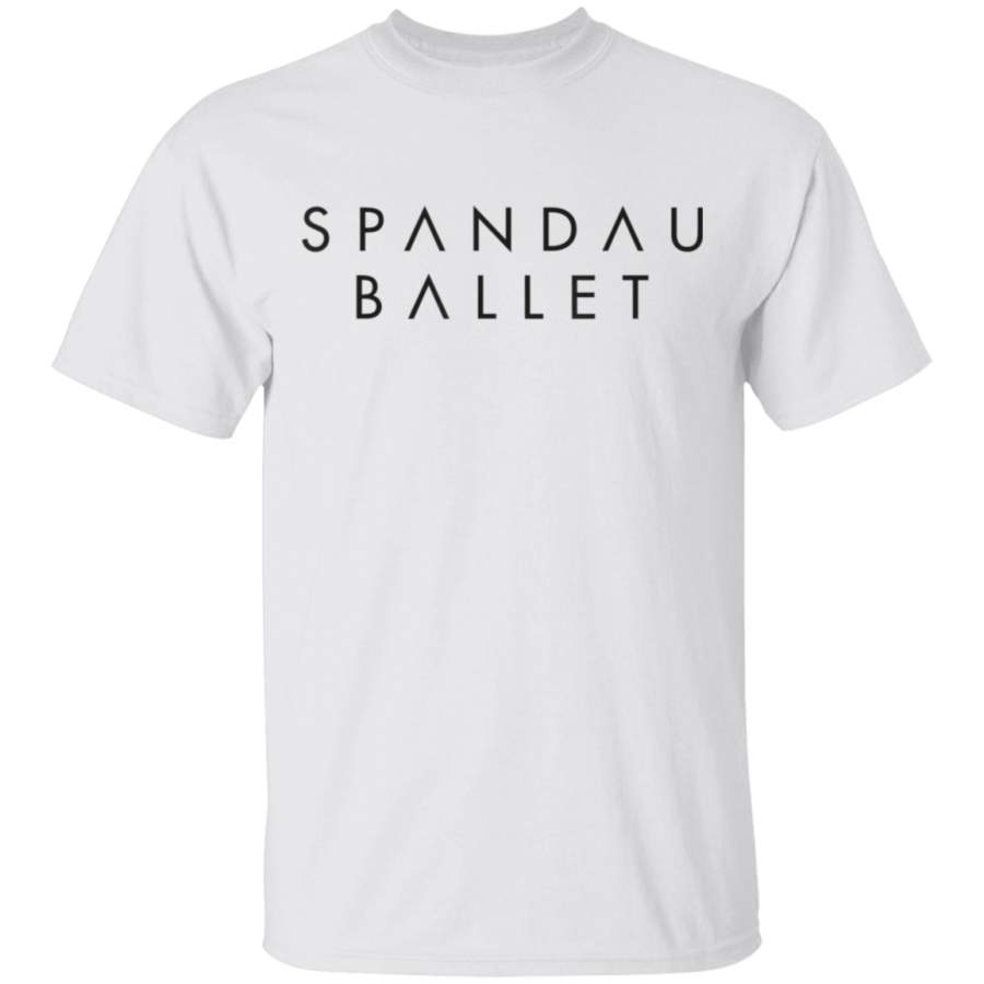 Spandau Ballet Official Black Logo  TShirt