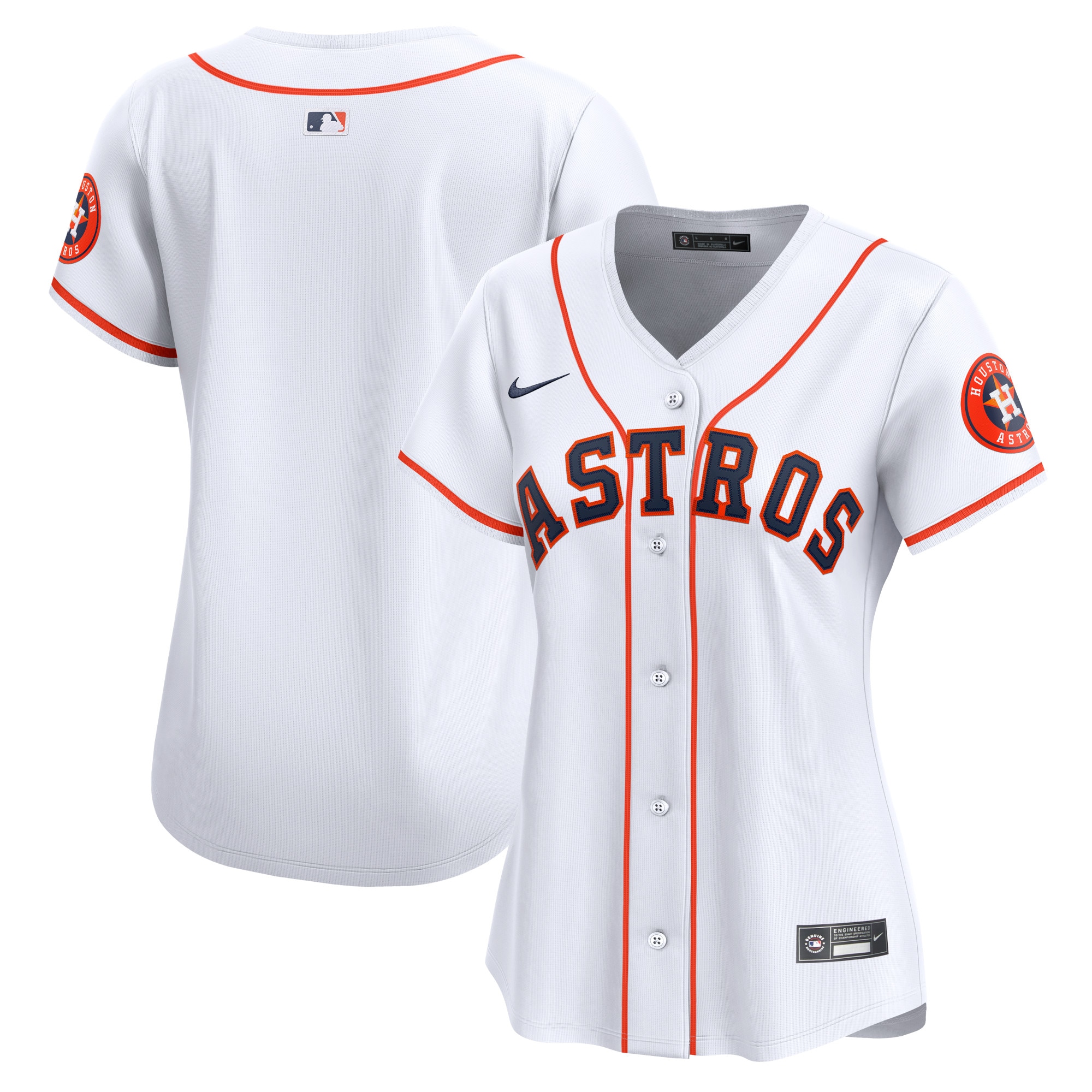 Houston Astros Women's Home Limited Jersey – White