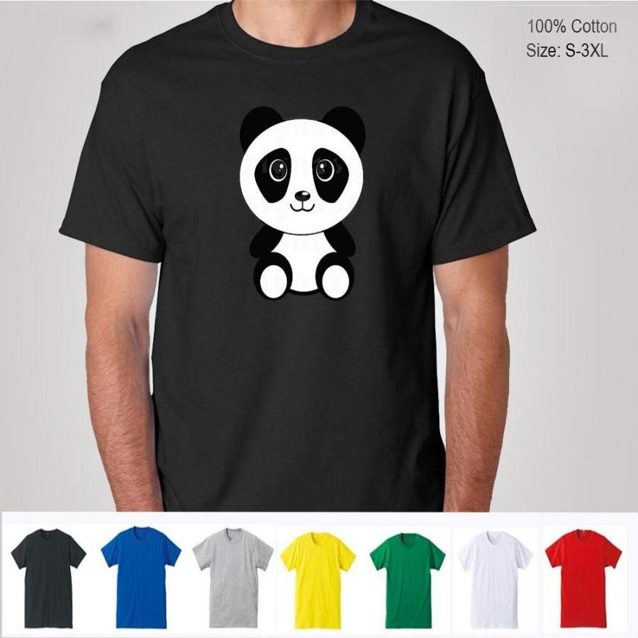 Panda T Shirt Men Teeshirt