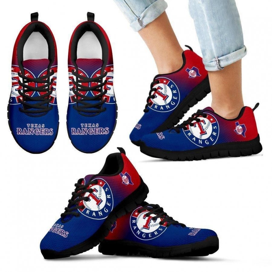 Colorful Unofficial Texas Rangers Sneakers #561