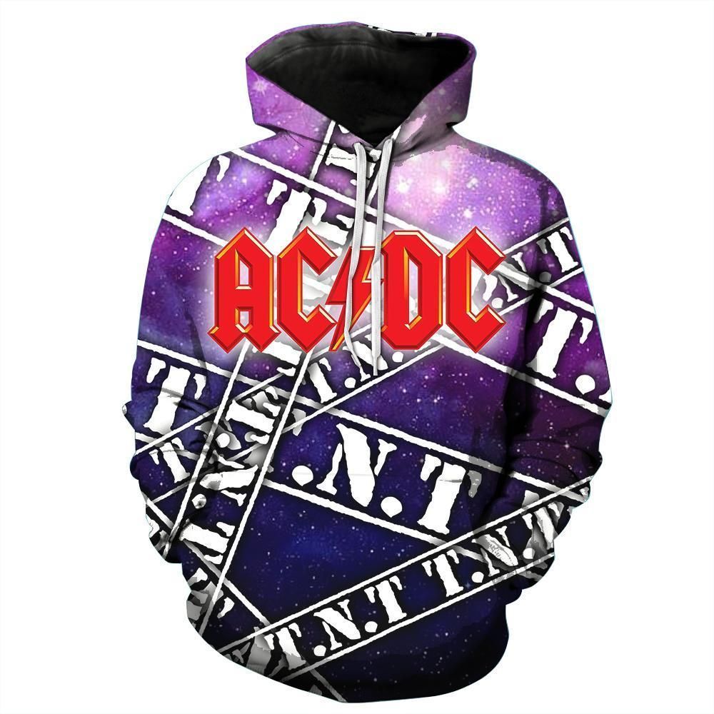 Cool Custom Hoodie Acdc Rock Band 3D Full Over Print Hoodie Sweater Tshirt Lk 522 B3000 Hoodie 3D Pullover Zip Hoodie 3D