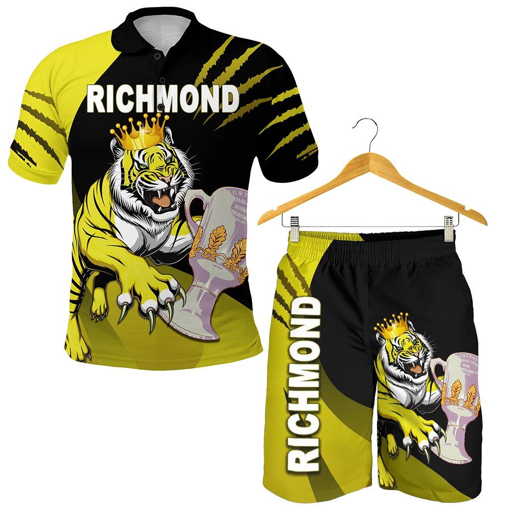 Combo Polo Shirt and Men Short Richmond Premier Tigers K8