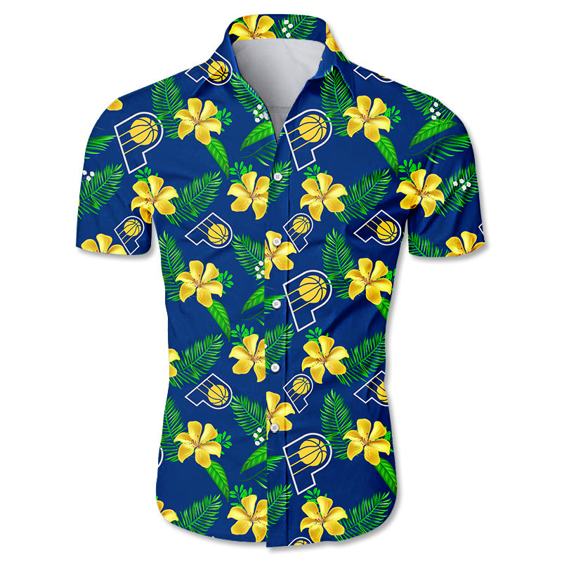 Indiana Pacers Hawaii Shirt Small Flowers Ha102283