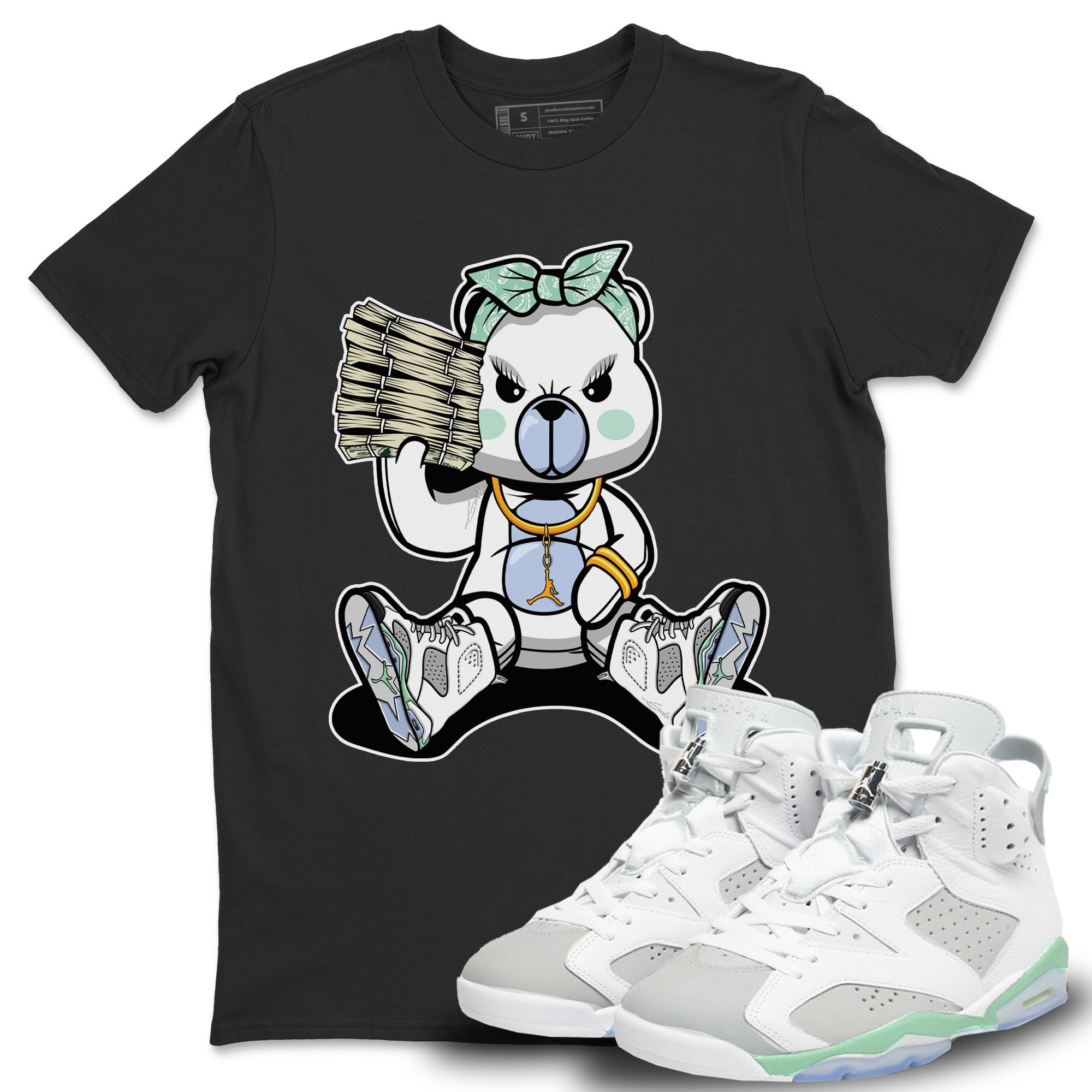 Bad Baby Bear T-Shirt – Air Jordan 6 Mint Foam