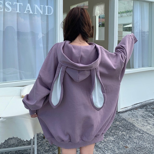 Rabbit Ear  Sweet Loose Oversize Hoodies