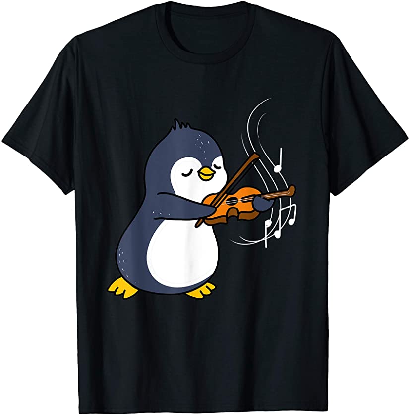 Penguin Playing Violin T-Shirt