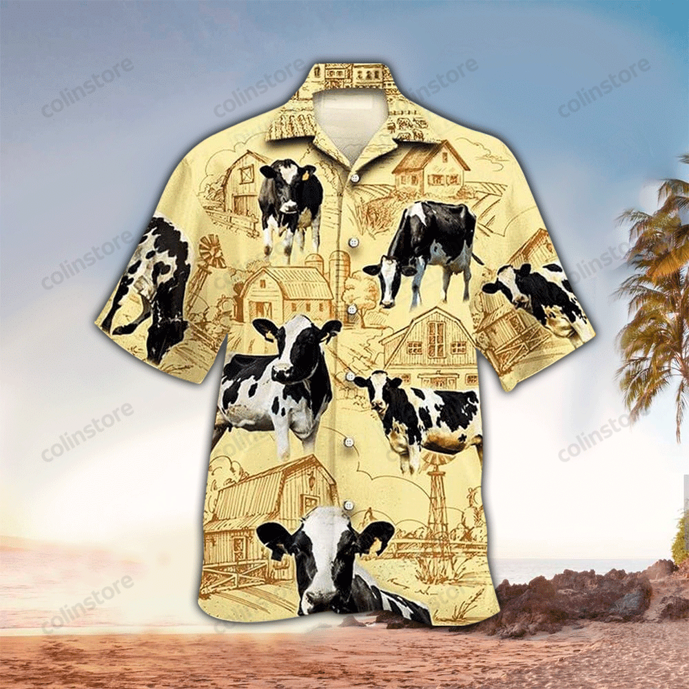 Dairy Cow Hawaii Shirt Aloha Ha37113