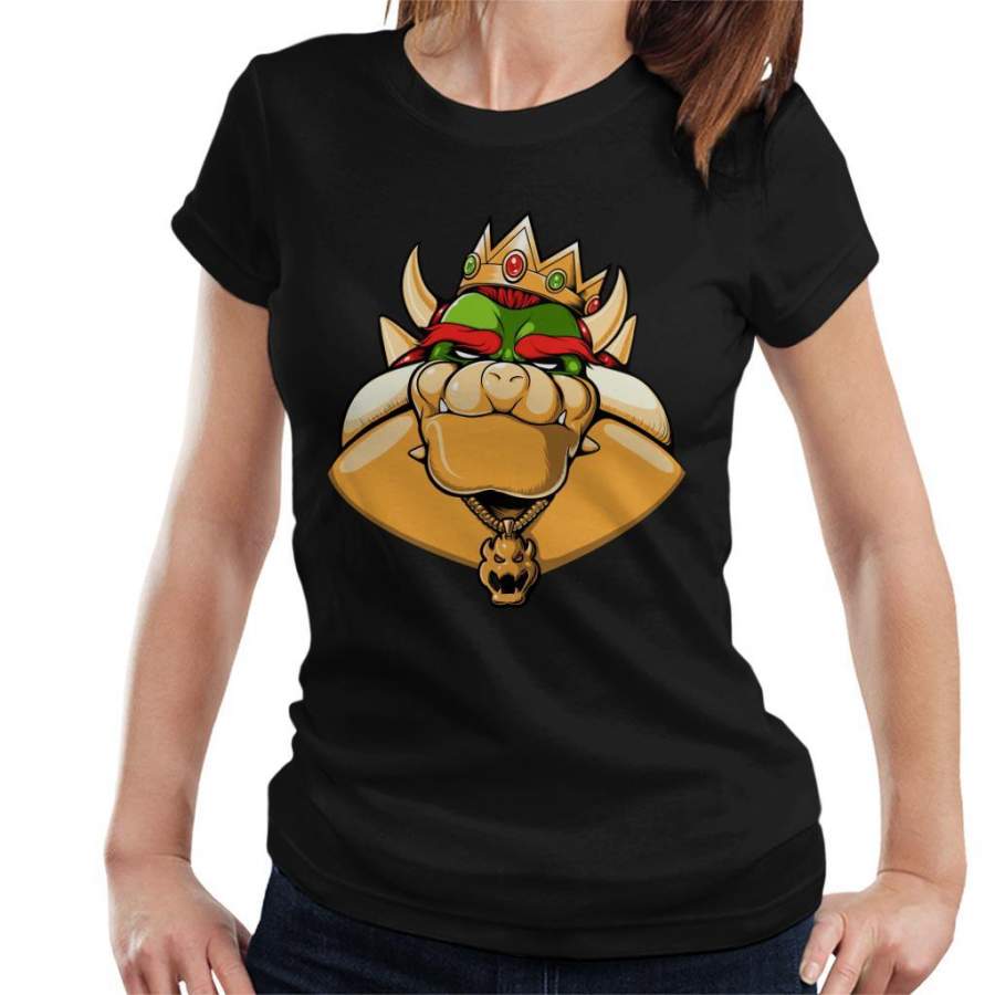 Notorious Boss Bowser Super Mario Women’s T-Shirt