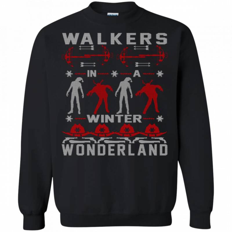 Walker Wonderland Ugly Christmas The Walking Dead Sweatshirt