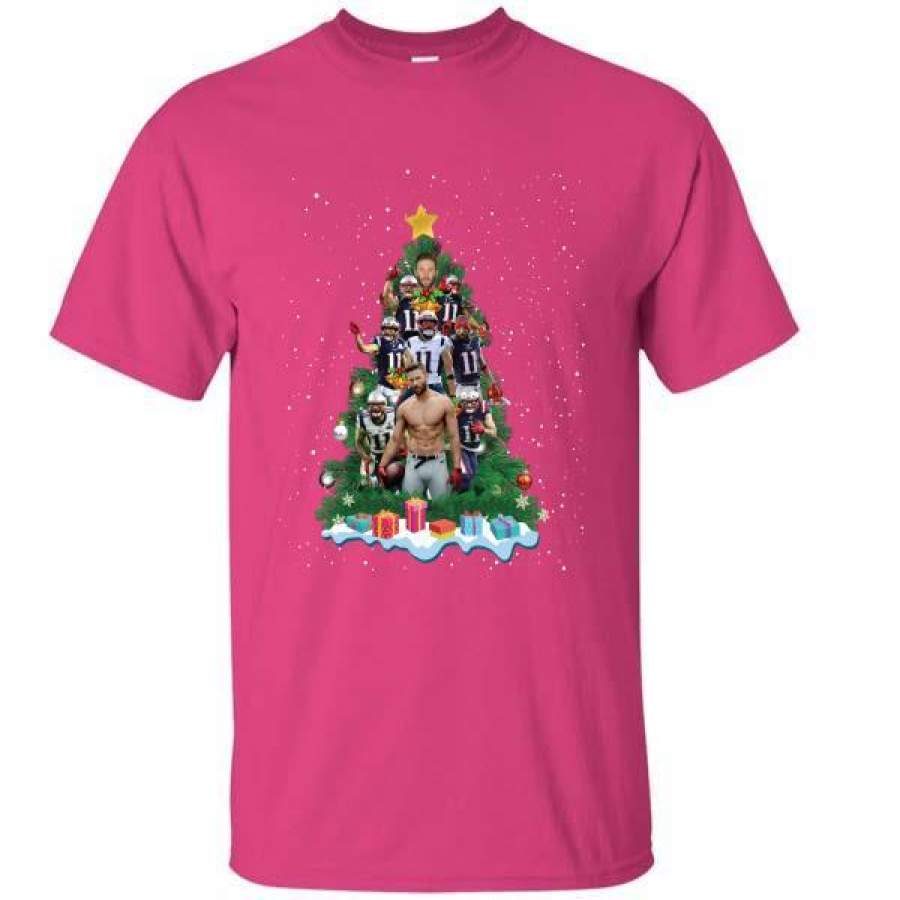 Julian Edelman Christmas Tree Christmas gift T-Shirt
