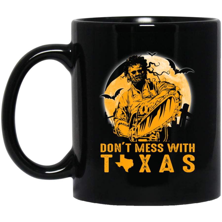 Dont Mess With Vintage Texas Funny Halloween Coffee Mug