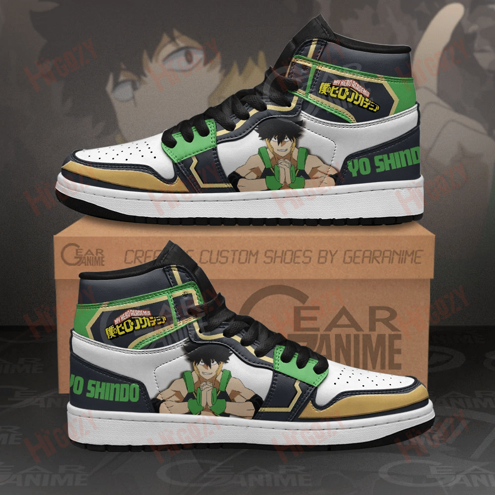 Bnha Yo Shindo Sneakers Custom My Hero Academia Anime Shoes