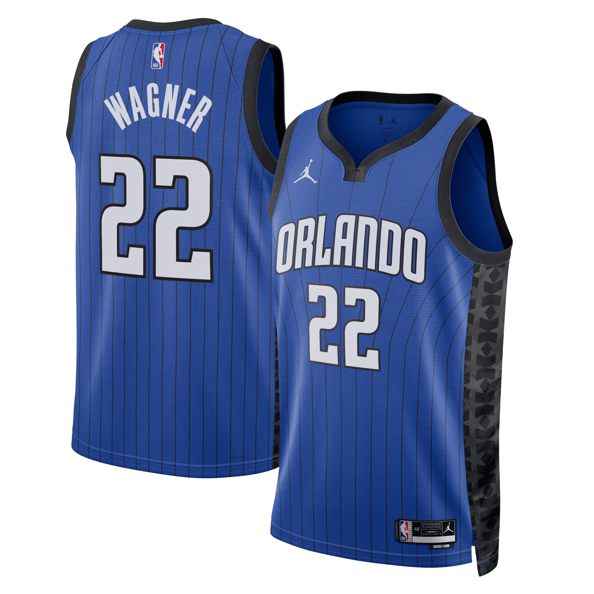 Orlando Magic Jordan Statement Edition Swingman Jersey – Royal – Franz Wagner – Unisex