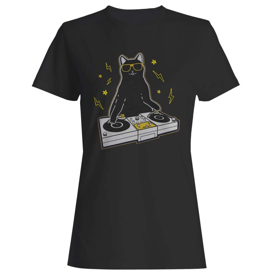 Cat Dj Unisex Kids’ Toddler Woman’s T-Shirt