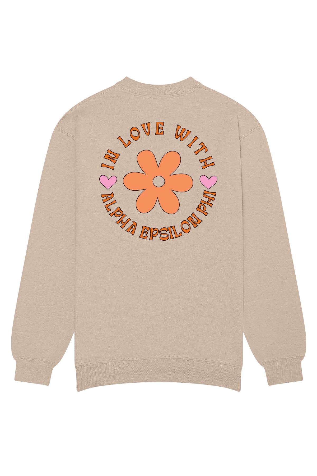 Alpha Epsilon Phi In Love With Crewneck Sweatshirt