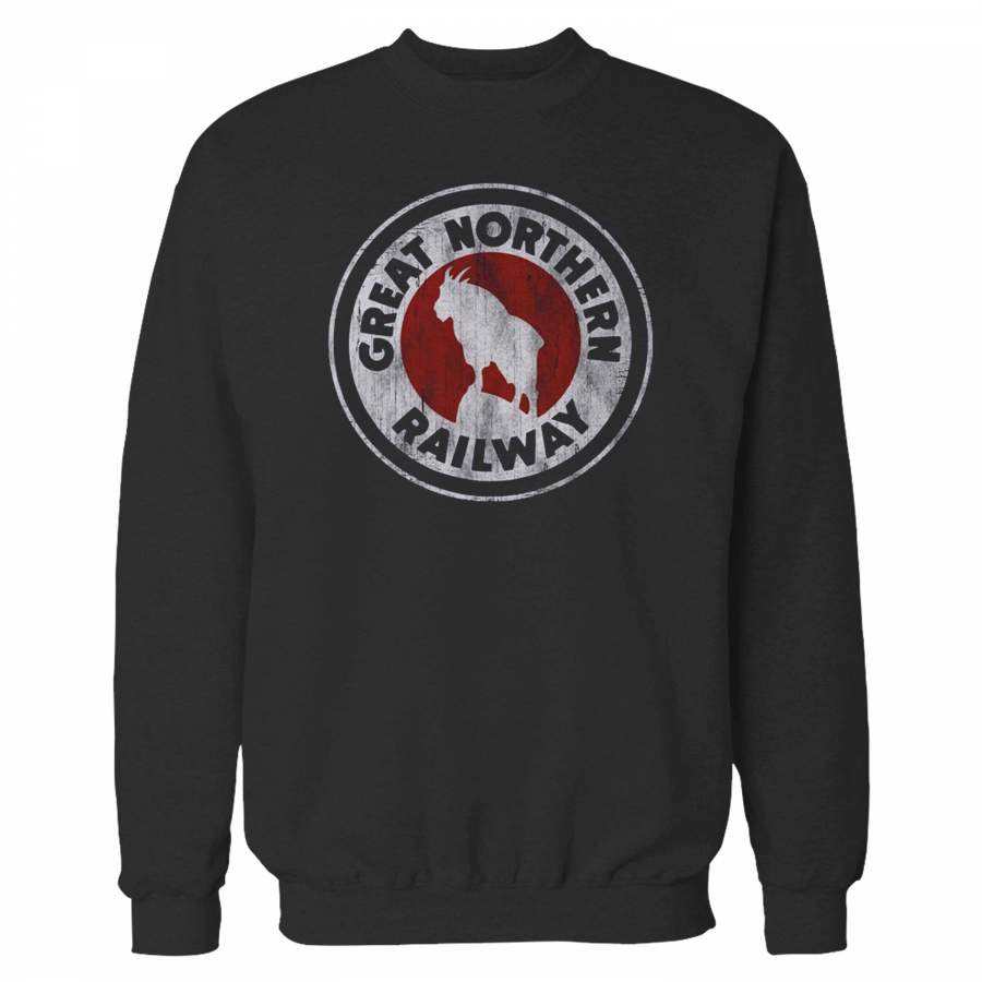 Great Northern Railway Locomotive Vintage Railroad Sweatshirt