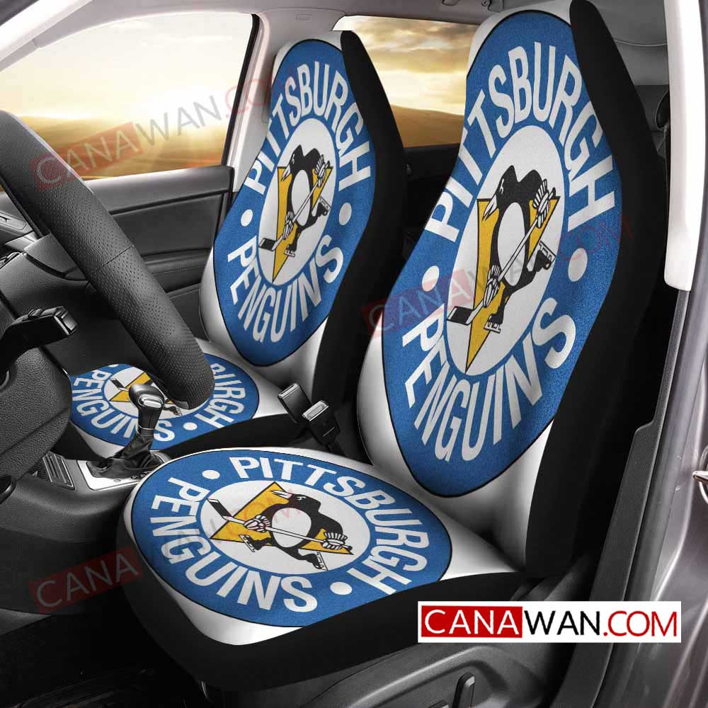 Pittsburgh Penguins Style035 3D Customized Personalized Car Seat Cover