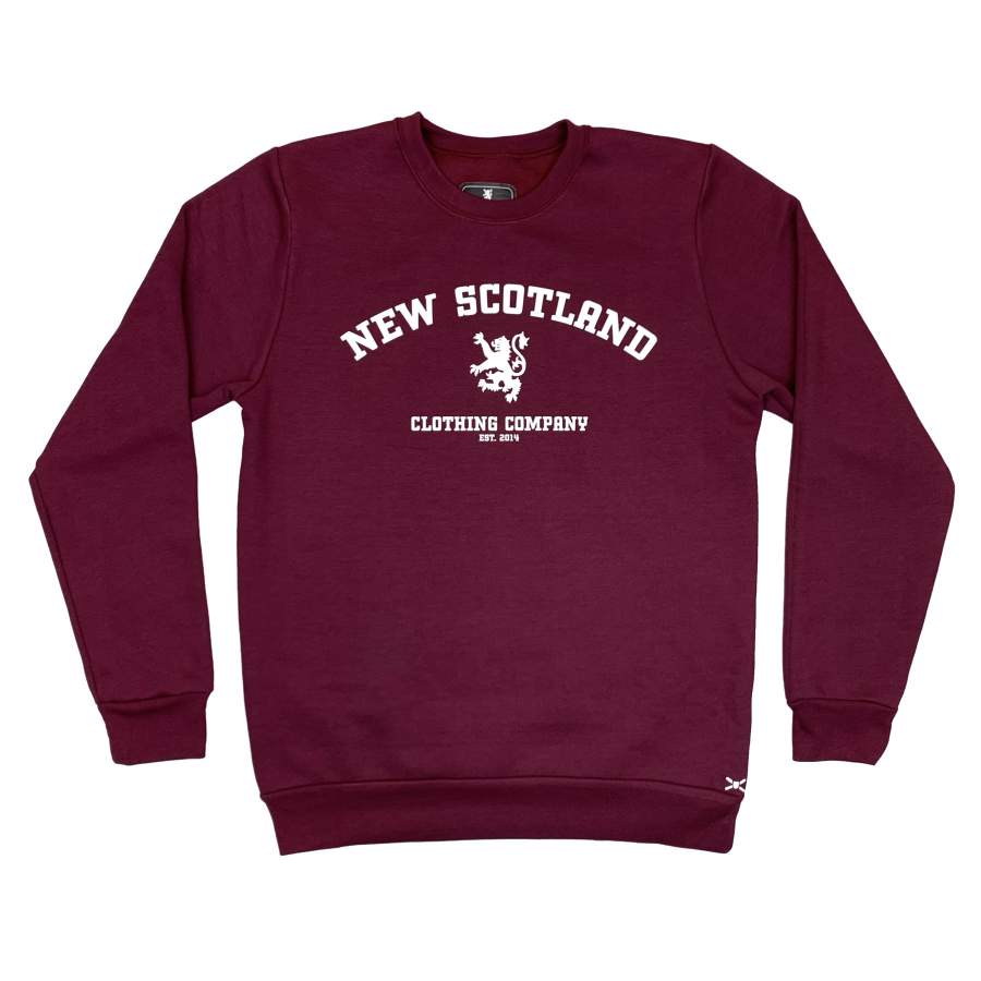 The Weekend Sweatshirt – Collegiate Lion in Maroon