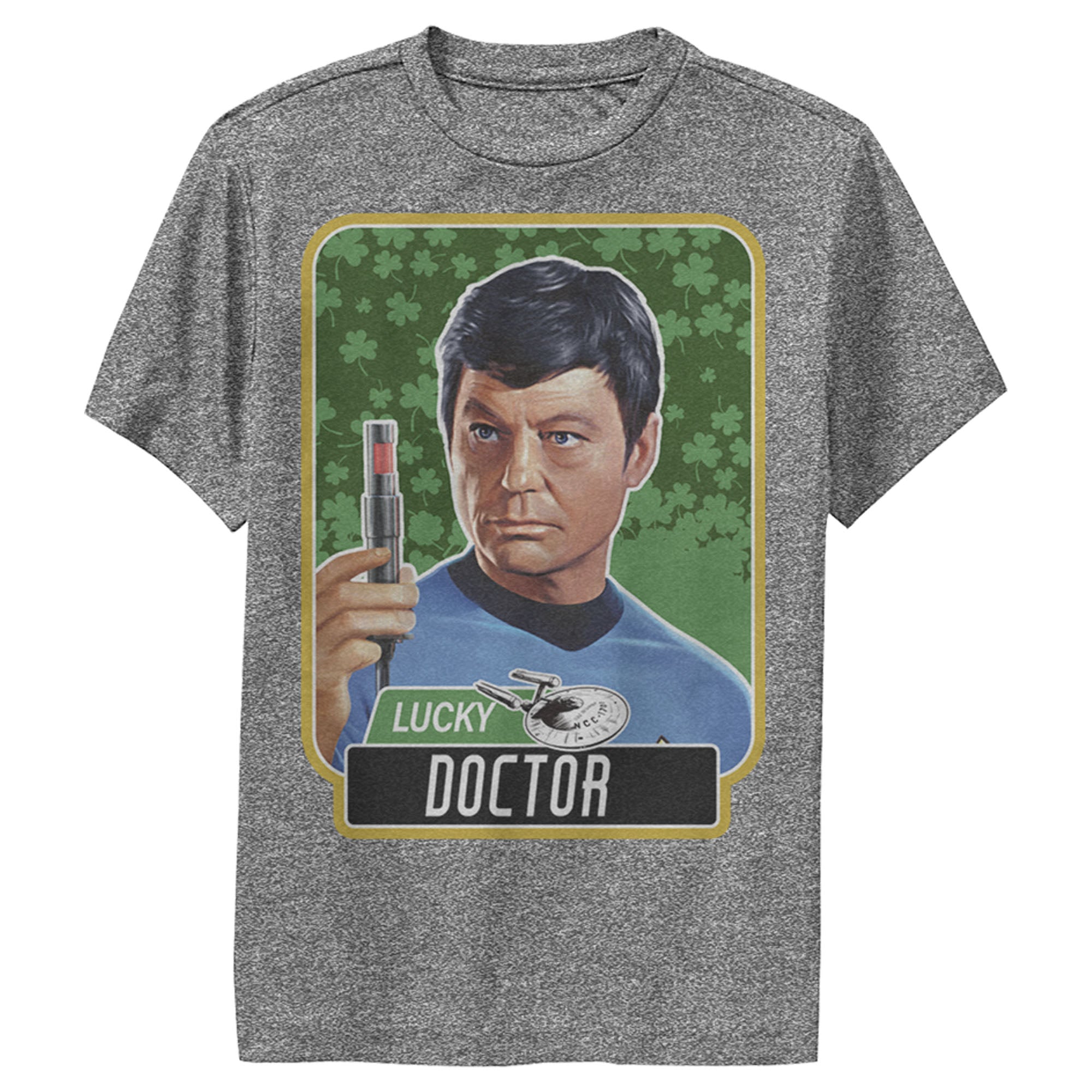 Boy’S Star Trek: The Original Series St. Patrick’S Day Lucky Doctor Mccoy Performance Tee