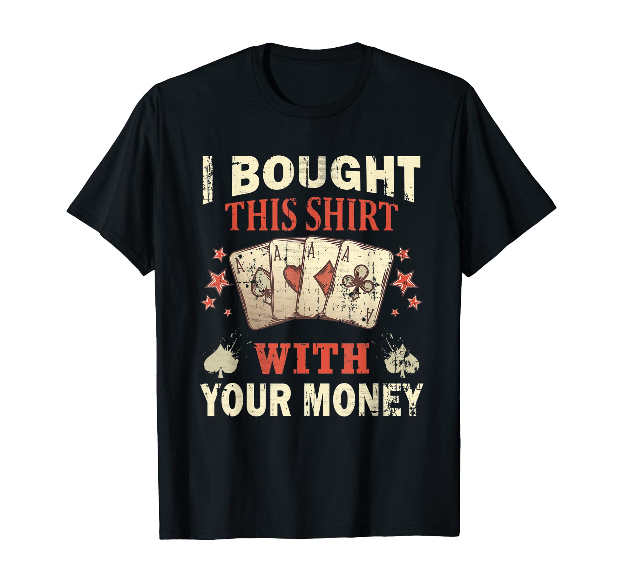 Funny Gambling T-Shirt I Poker Card Player Gaming Icon Tee T-Shirt