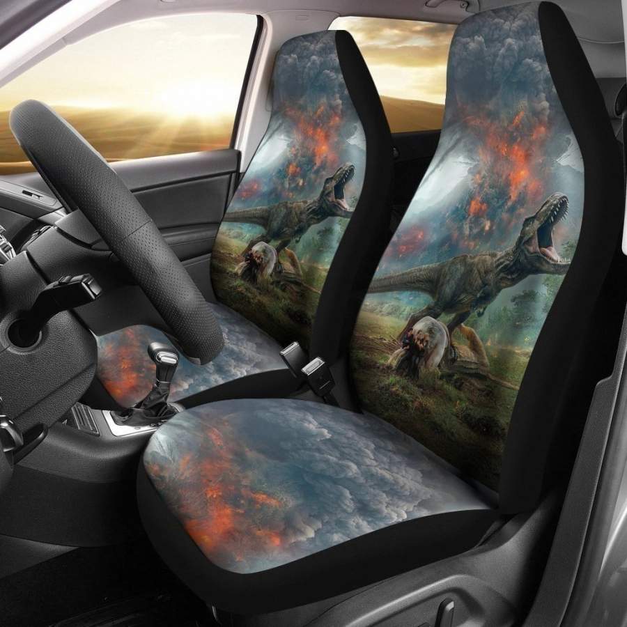 Juraic Park Movie Dinosaur Car Seat Covers