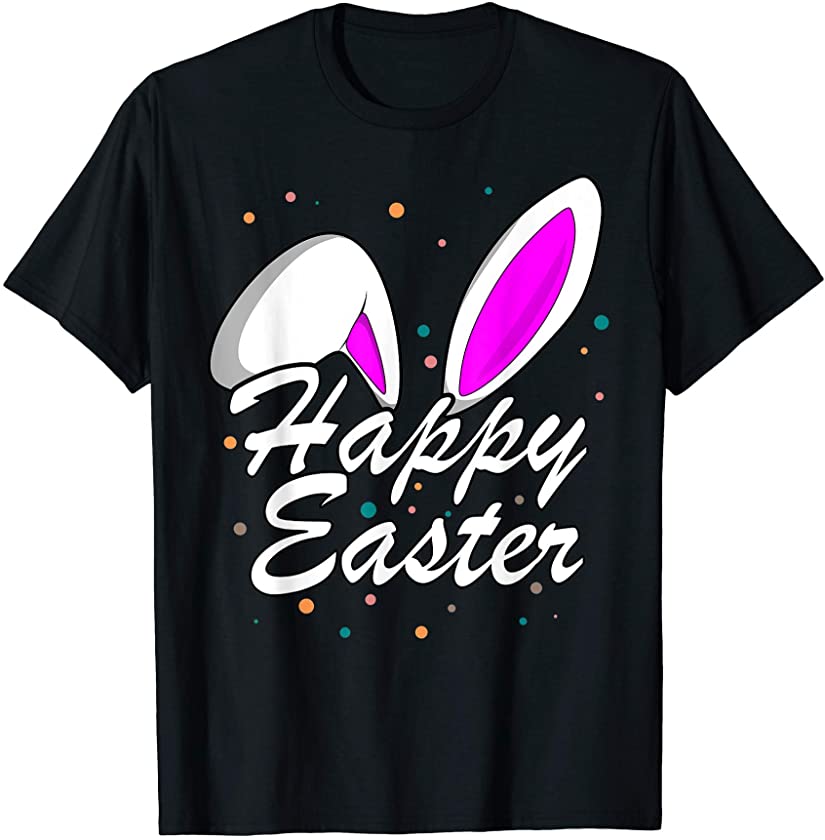 Cute Bunny Happy Easter T-Shirt