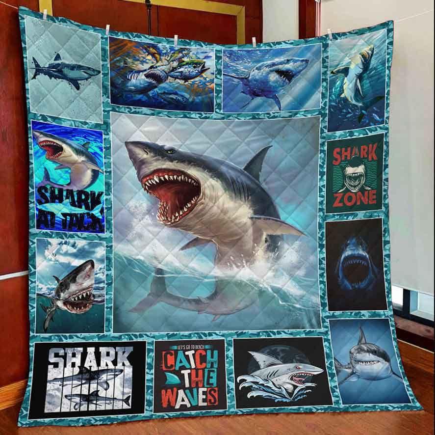 Shark Lover Ty1008 – Quilt Blanket