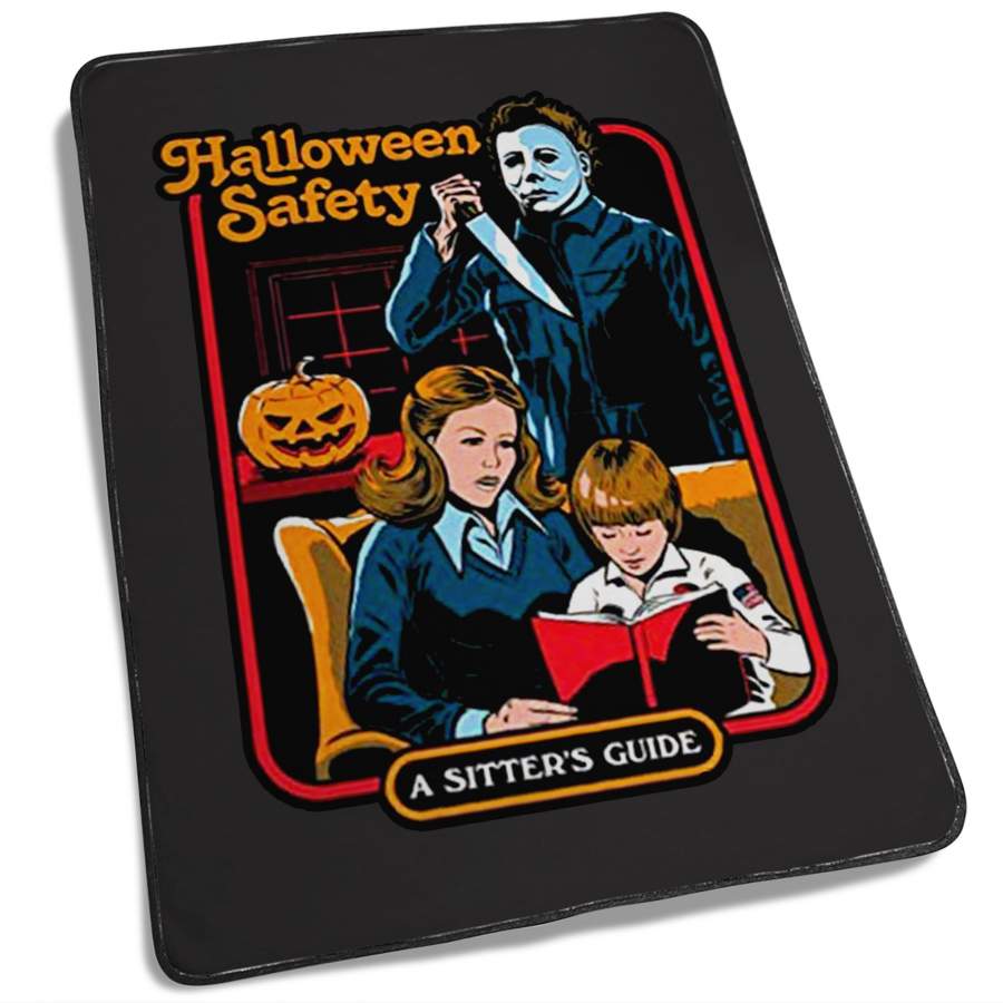 Michael Myers Halloween Safety Fleece Blanket