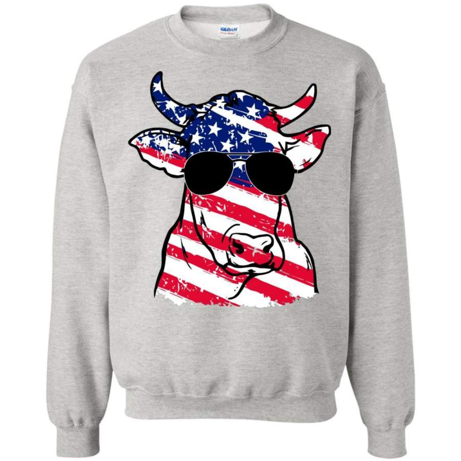 AGR Farmer Heifer American Flag Shirt Sweatshirt