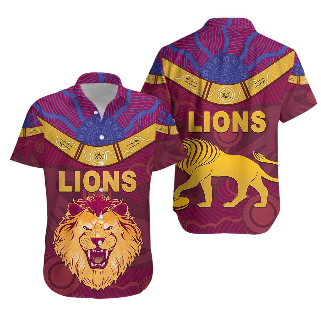 Brisbane Lions Hawaii Shirt Unique Indigenous Ha79858