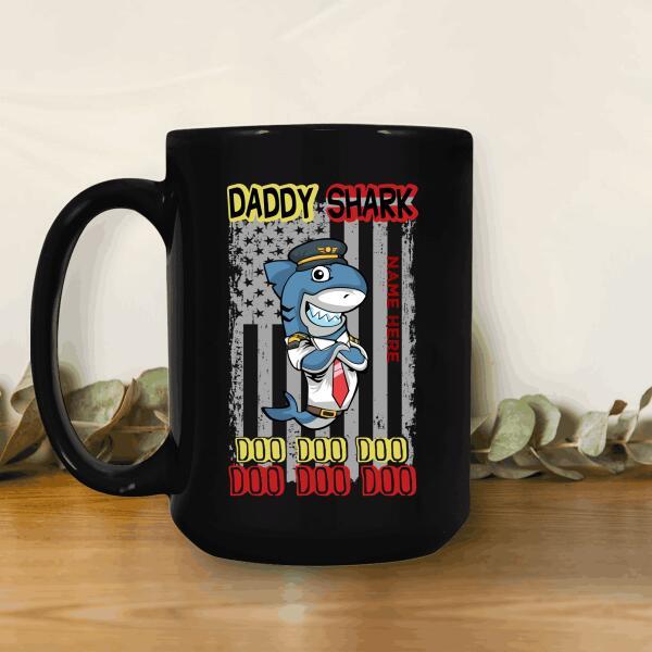 Daddy Shark Doo Doo Doo Personalized  Mug – Amazing Gift For Shark Lovers