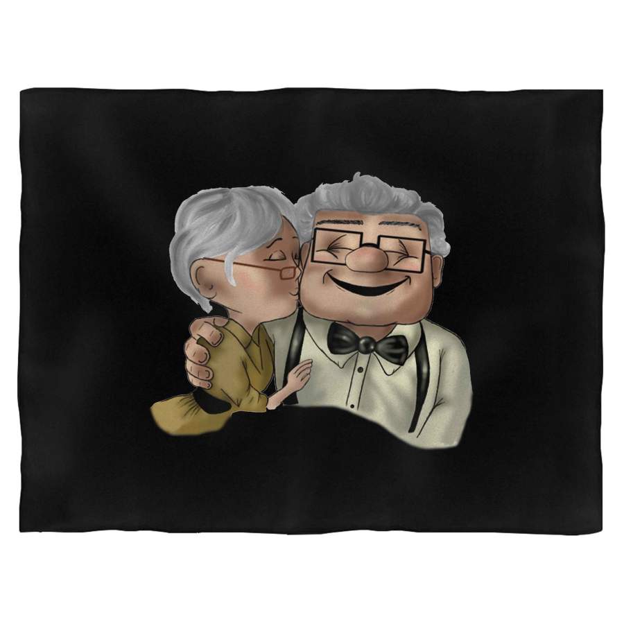 Carl And Ellie Old Pixar Blanket