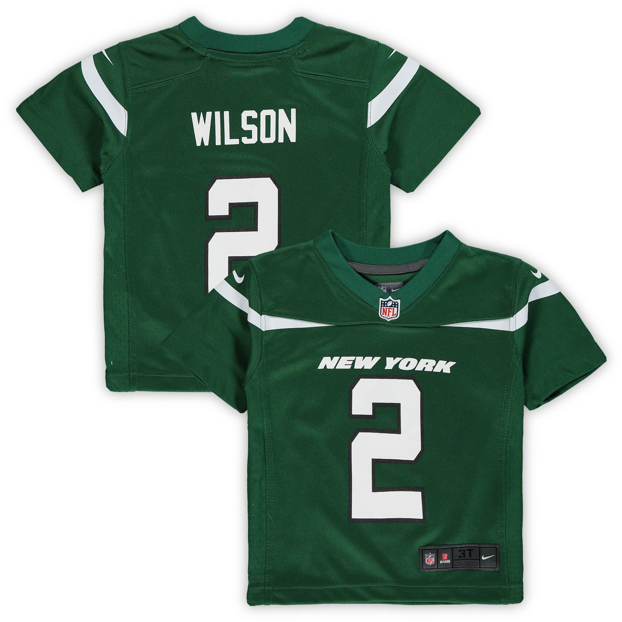 Zach Wilson New York Jets Toddler Game Jersey – Gotham Green NFL