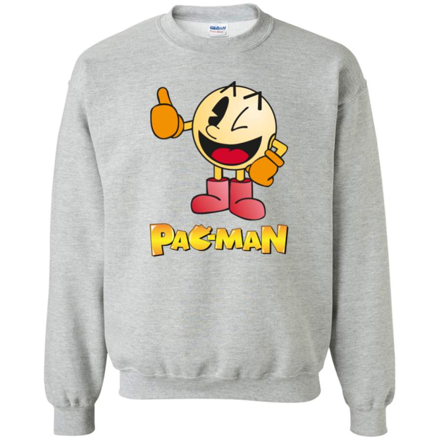 AGR Pac-Man ( PACMAN ) Crewneck Pullover Sweatshirt