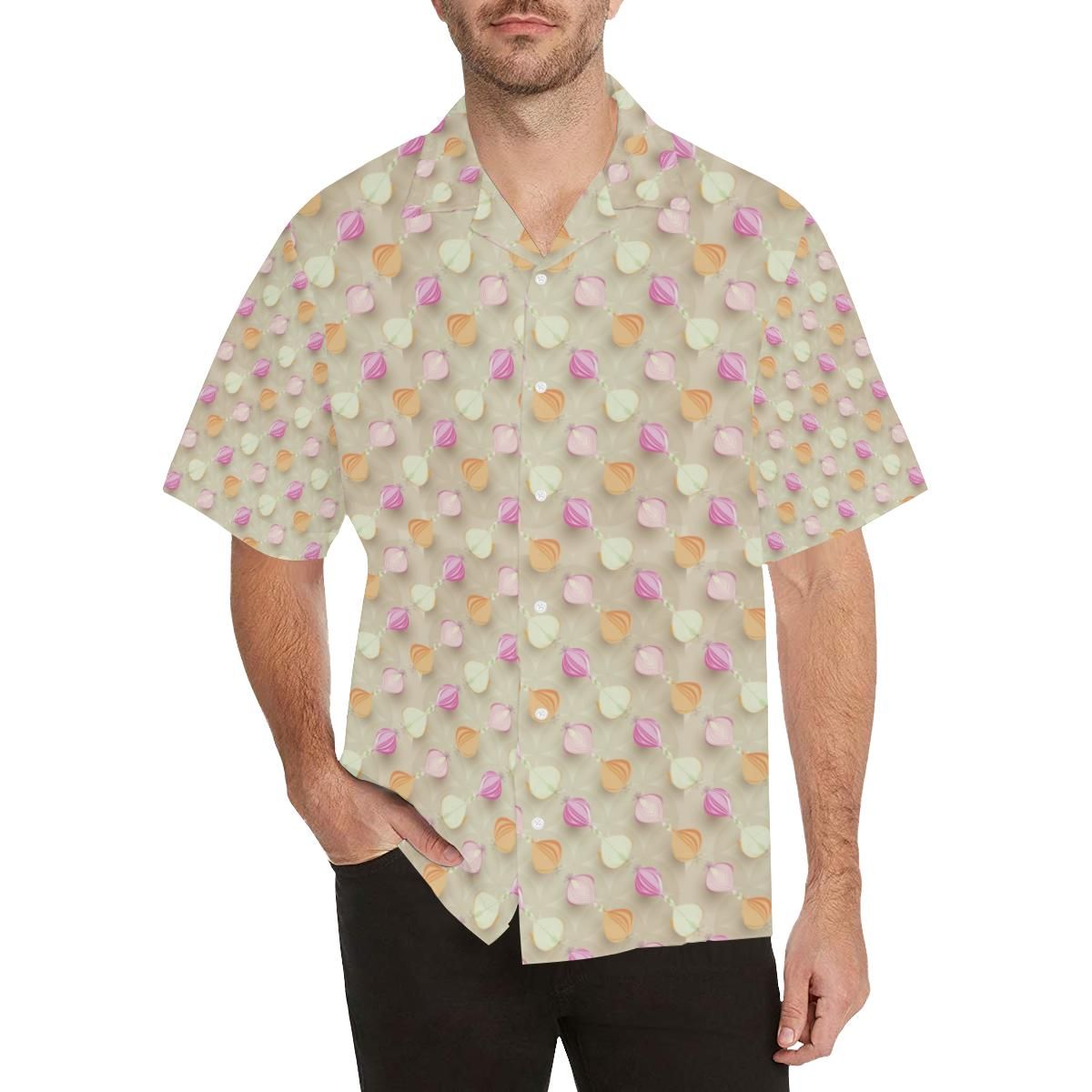 Onion Pattern Theme All Over Print Hawaii Shirt Ha44757