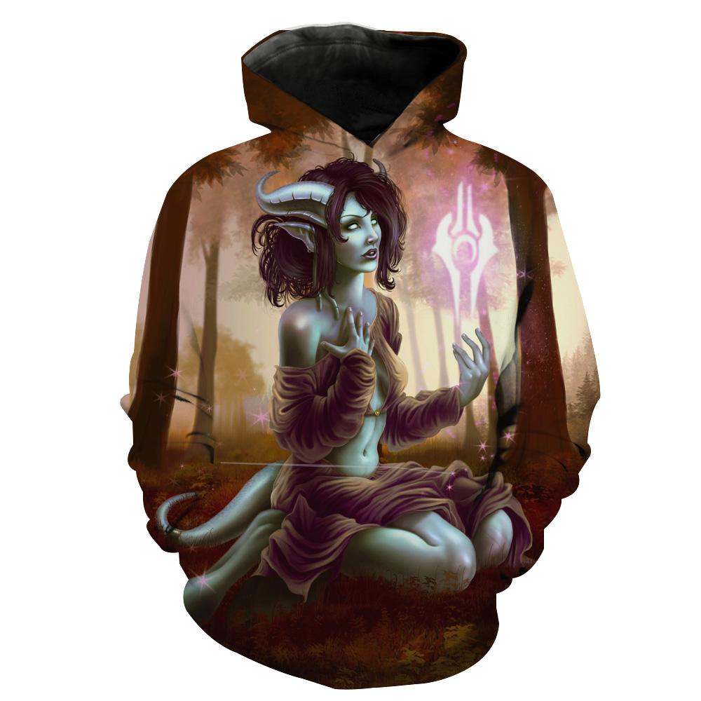 World of Warcraft Draenei Hoodies – Pullover Sexy Draenei Apparel Hoodie