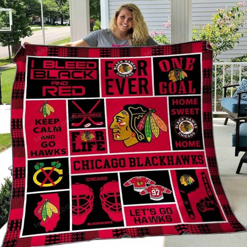 Chicago Blackhawks Blanket TH0107 Quilt