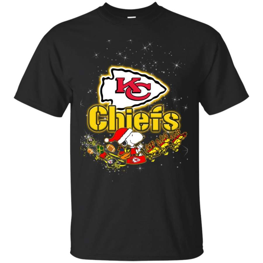 Snoopy Christmas Kansas City Chiefs T Shirts - Micalshop