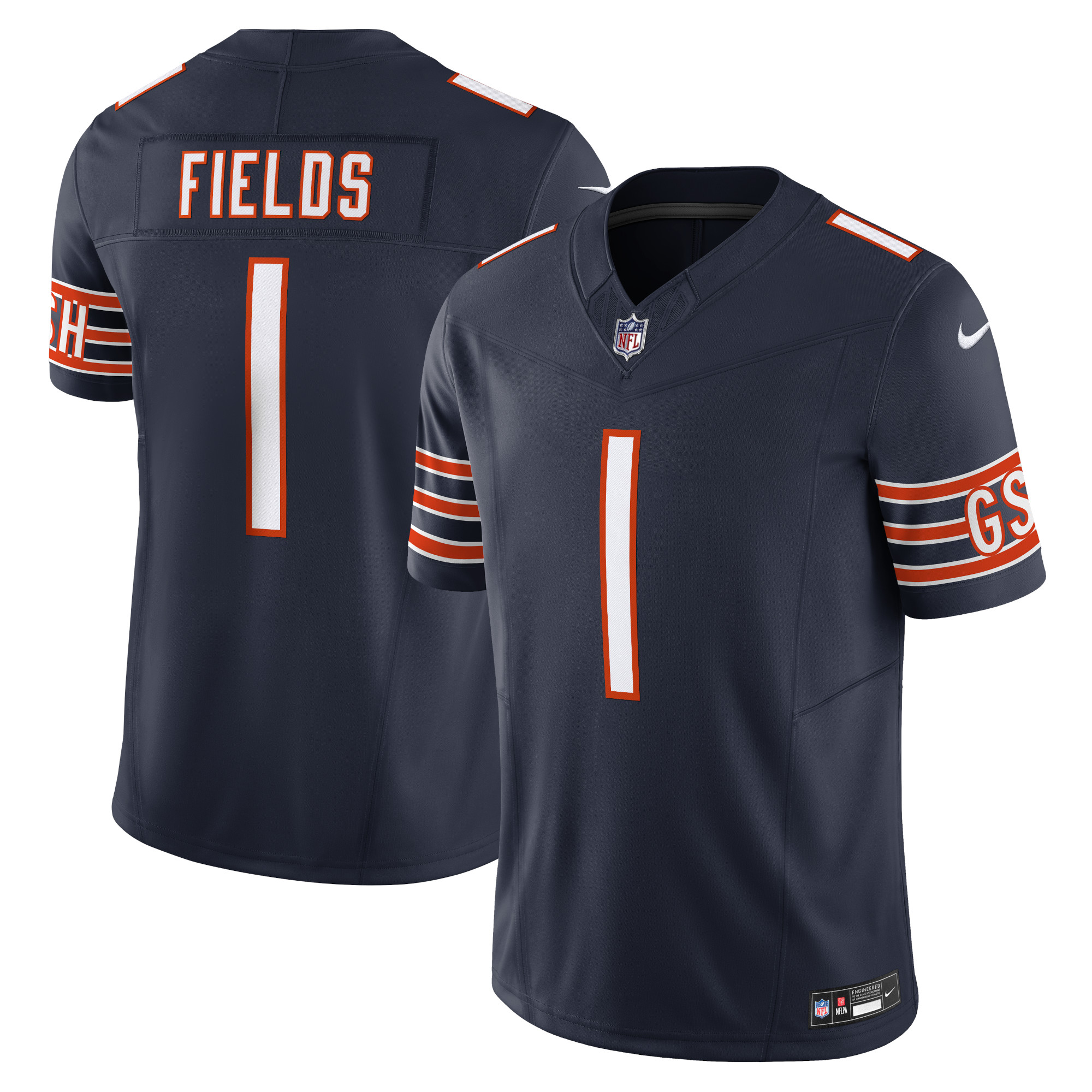 Justin Fields Chicago Bears Vapor F.U.S.E. Limited Jersey – Navy