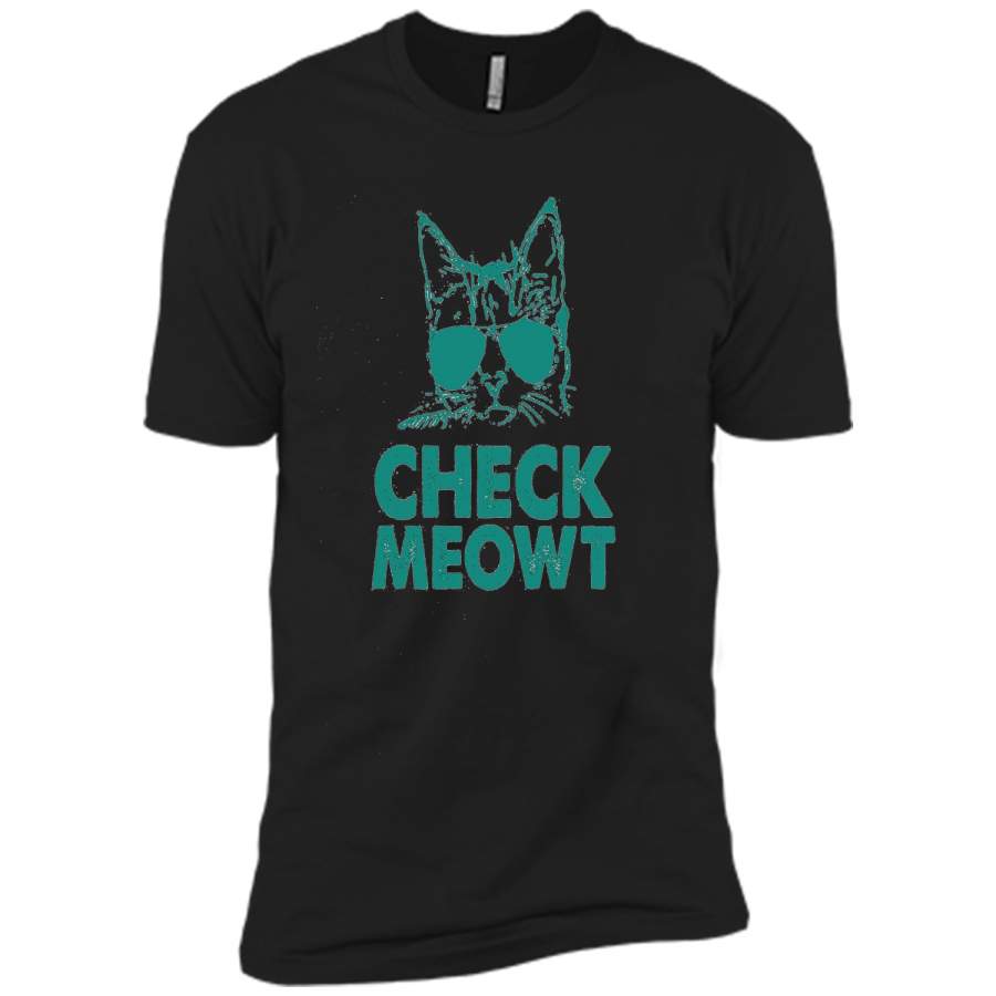 Cat and Kitten Lovers Tees: Check Me Out (Meowt) T-Shirt shirt