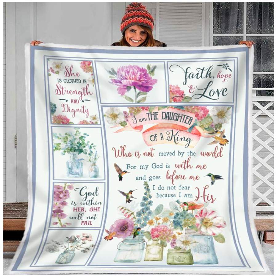 Hummingbird Blanket Giving Daughter Faith Hope Love