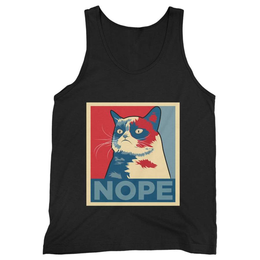 Grumpy Cat Nope Man’s Tank Top